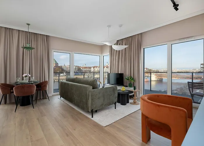 Apartmán River View Terrace With Ac & Parking By Renters